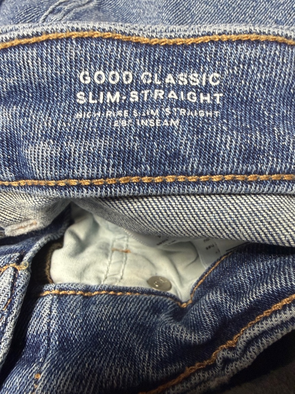 Good American Women's Good Classic Slim Straight Sz 6/28 - Picture 3 of 12